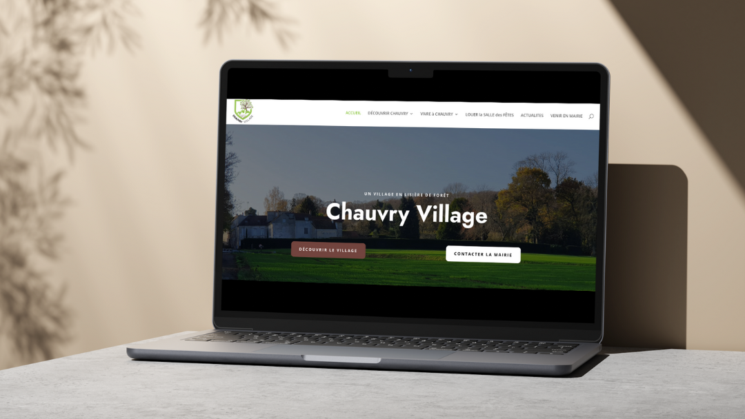 Chauvry fait peau neuve avec un nouveau site internet