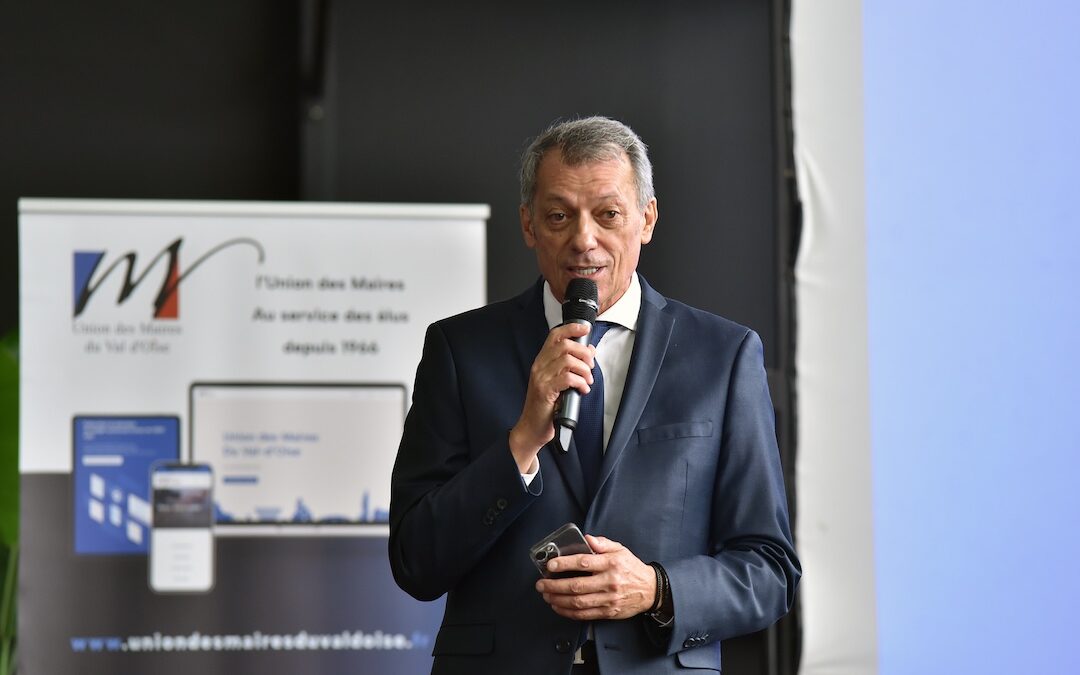 Patrice Robin s&rsquo;adresse aux élus après le succès de la 15ème Université des Maires du Val-d&rsquo;Oise